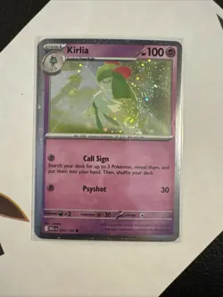 Pokemon Kirlia Mega Evolution 059/132 Promo Cosmos Holo Common - NM - Image 1