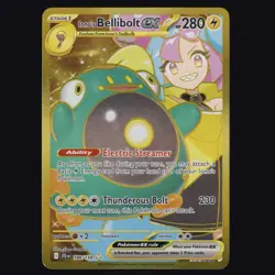 Iono’s Bellibolt EX 188/159 Gold Hyper Rare Journey Together Pokemon TCG NM 🔥 - Image 1