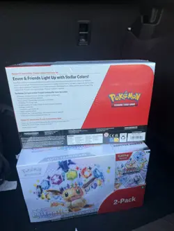 Pokemon TCG Prismatic Evolutions Costco Bundle ETB + Booster Bundle New & Sealed - Image 2