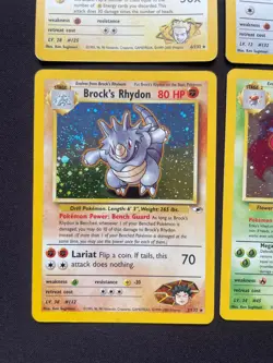 Pokemon Gym Heroes & Challenge WOTC Holo Bundle x4 2000 - Image 4