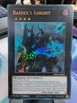 YuGiOh! Raider's Knight PHRA-EN040 Ultra Rare 1st Ed - Image 1