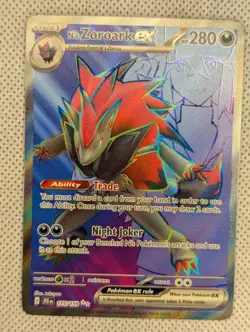 Pokemon TCG N’s Zoroark ex 175/159 Ultra Rare Journey Together - Image 1