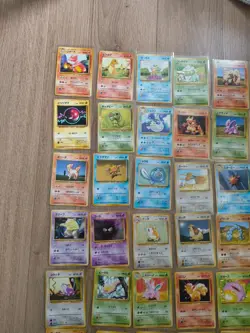 Pokemon Base Set - 56 Card Bundle Japanese - All Unique - Image 2