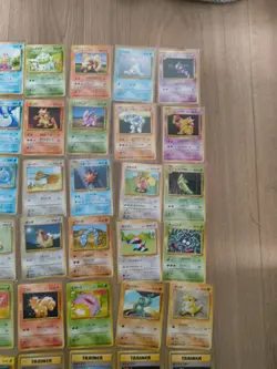 Pokemon Base Set - 56 Card Bundle Japanese - All Unique - Image 3