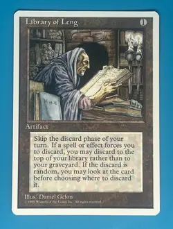 Magic The Gathering 4th Edition Library of Leng - Image 1