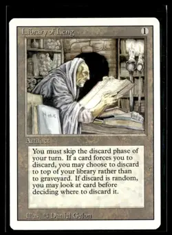 Magic The Gathering Library Of Leng Revised Edition Artifact - Image 1