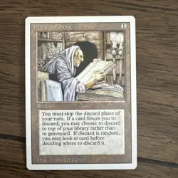 MTG Revised 'Library of Leng' Never Played - Image 1
