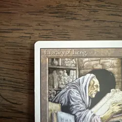 MTG Revised 'Library of Leng' Never Played - Image 2
