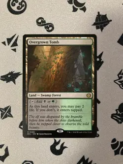 Overgrown Tomb *Lorwyn Eclipsed* RARE *NEAR MINT, PACK FRESH* MTG *MAGIC - Image 1