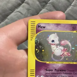 POKEMON TCG EXPEDITION BASE SET MEW #019/165 HOLO RARE 2002 50HP BASIC - Image 2