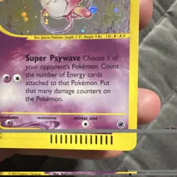 POKEMON TCG EXPEDITION BASE SET MEW #019/165 HOLO RARE 2002 50HP BASIC - Image 5