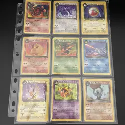 Pokemon Bundle - Complete Team Rocket Set Common/Uncommon ⭐ Vintage WOTC 90s! - Image 1