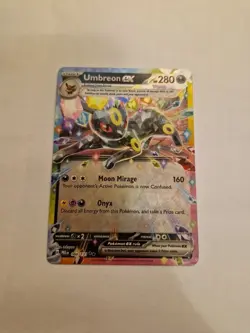 Umbreon EX Prismatic Evolutions 060/131 TCG Pokemon pack fresh - Image 1