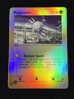 Magnemite #62/97 - Pokemon TCG - EX Dragon - Reverse Holo - LP - Image 1