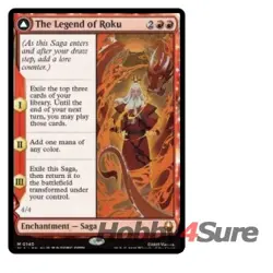 The Legend Of Roku M/NM Magic: The Gathering MTG Avatar: The Last Airbender - Image 1