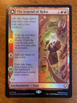 The Legend Of Roku FOIL MTG Avatar The Last Airbender NM-M 145 - Image 1
