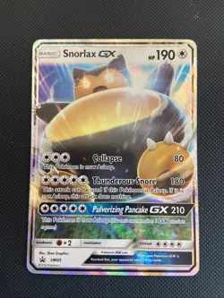 Snorlax GX SM05 Sun And Moon Black Star Promos 2016 Pokemon TCG - NM - Image 1