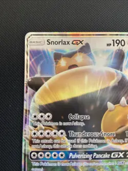 Snorlax GX SM05 Sun And Moon Black Star Promos 2016 Pokemon TCG - NM - Image 2