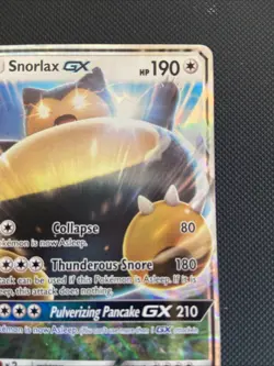 Snorlax GX SM05 Sun And Moon Black Star Promos 2016 Pokemon TCG - NM - Image 3