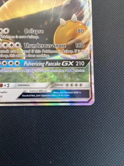Snorlax GX SM05 Sun And Moon Black Star Promos 2016 Pokemon TCG - NM - Image 4