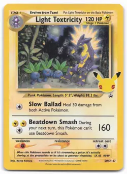 SWSH: Sword & Shield Promo Cards #SWSH137 Light Toxtricity - Image 1