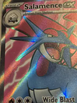 Pokemon TCG Salamence EX Full Art Holo Ultra Rare Card 177/159 Journey Together - Image 2