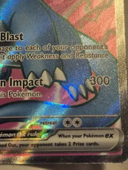 Pokemon TCG Salamence EX Full Art Holo Ultra Rare Card 177/159 Journey Together - Image 4