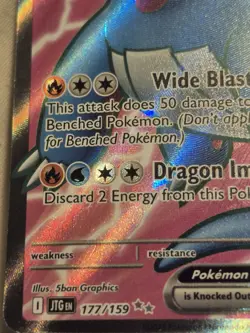 Pokemon TCG Salamence EX Full Art Holo Ultra Rare Card 177/159 Journey Together - Image 5