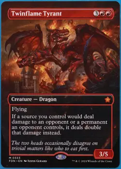 Twinflame Tyrant (Borderless 333) Foundations NM (510327) ABUGames - Image 1