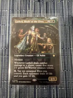 Lathril, Blade of the Elves (Borderless) Foundations - NM - MTG - Image 1