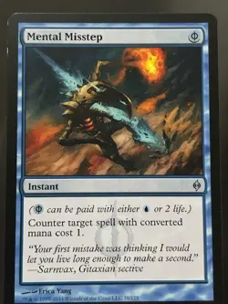 Mental Misstep x1 MTG New Phyrexia Magic LP English - Image 1