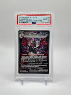 Pokemon Charizard ex PSA 10 SIR German - Paldean Fates PAF 234/091 - Image 1