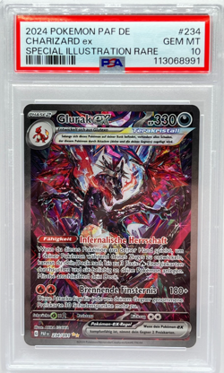 Pokemon Charizard ex PSA 10 SIR German - Paldean Fates PAF 234/091 - Image 3