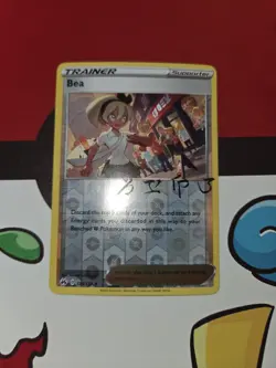 Pokemon TCG Bea 123/159 Crown Zenith Signature Reverse Holo Rare NM - Image 1