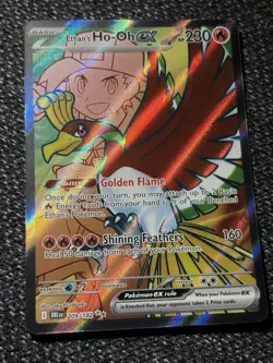 Pokemon TCG Ethan's Ho-Oh EX Ultra Rare Full Art, Destined Rivals 209/182 - Image 2