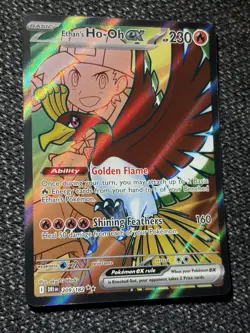 Pokemon TCG Ethan's Ho-Oh EX Ultra Rare Full Art, Destined Rivals 209/182 - Image 3