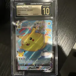 2021 Pokemon Celebrations #007/025 Flying Pikachu VMAX Holo CGC 10 M231 - Image 1