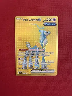 1x Iron Crown ex - 216/162 - Hyper Rare NM-Mint Pokemon SV05 - Temporal Forces - Image 1