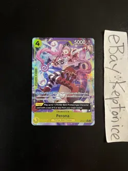 One Piece TCG Perona OP14-111 Alternate ALT ART The Azure Sea’s Seven Rare - Image 1
