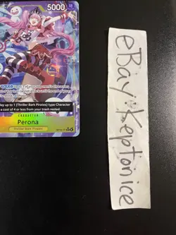 One Piece TCG Perona OP14-111 Alternate ALT ART The Azure Sea’s Seven Rare - Image 3