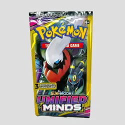 Pokemon Unified Minds Sun & Moon 3 Card Mini Booster Card Pack (Sealed) - Image 3