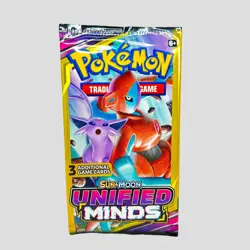 Pokemon Unified Minds Sun & Moon 3 Card Mini Booster Card Pack (Sealed) - Image 4