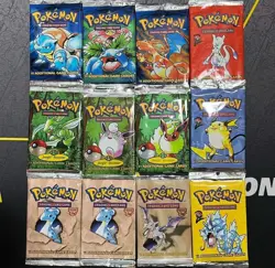 Sealed Pokemon Booster Pack Vintage WOTC 1st Edition Random Base Set-Modern TCG - Image 1