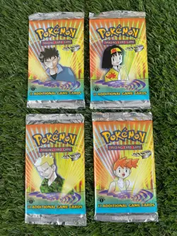 BOX FRESH Pokemon 1st Edition Gym Heroes Booster Pack FACTORY SEALED WOTC - Image 2