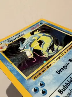 Vintages Gyarados Holo Pokemon Card Base Set 6/102 1999 LP- - Image 3
