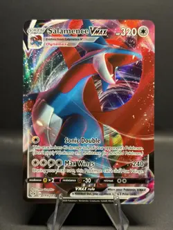 Salamence VMAX 144/189 Ultra Rare SWSH03: Darkness Ablaze Pokemon Card NM - Image 1