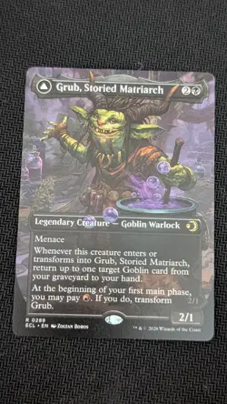 Grub, Storied Matriarch (Borderless) 289 NM Normal Lorwyn Eclipsed MTG EN - Image 1