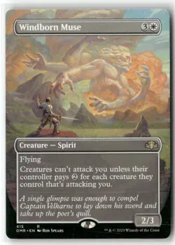 Windborn Muse (Borderless) Dominaria Remastered Regular - Image 1