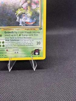 Vintage Pokemon TCG - 2000 Erika's Venusaur 4/132 - Gym Challenge Holo Swirl- LP - Image 5