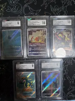 Pokemon Graded Slabs CGC Certified, Lot of 5 - Image 2